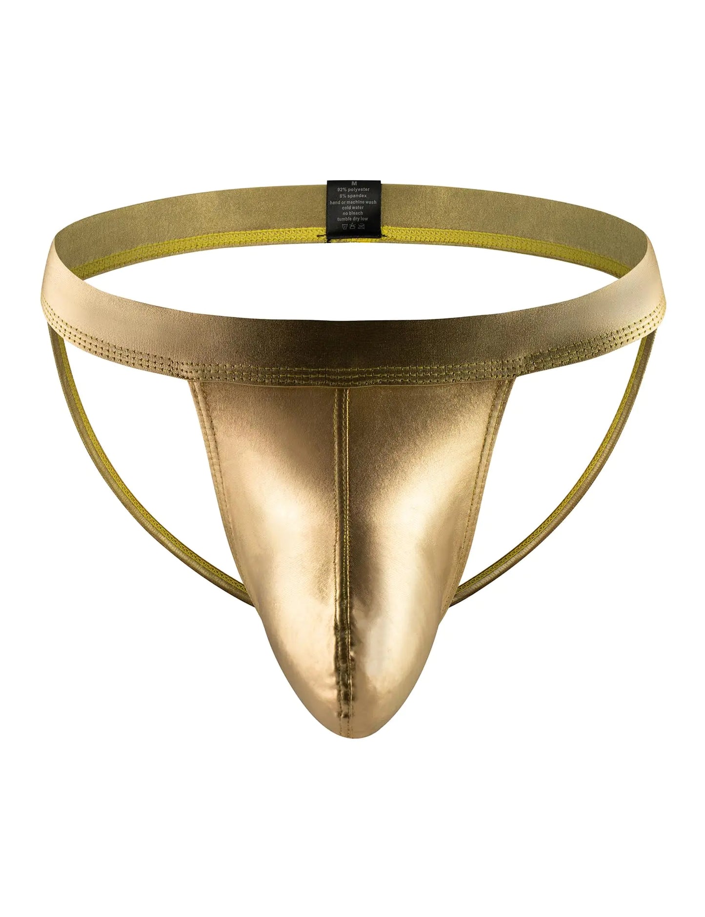 Men’s Faux Leather Thong