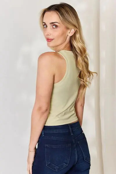 Essential Round-Neck Slim Tank