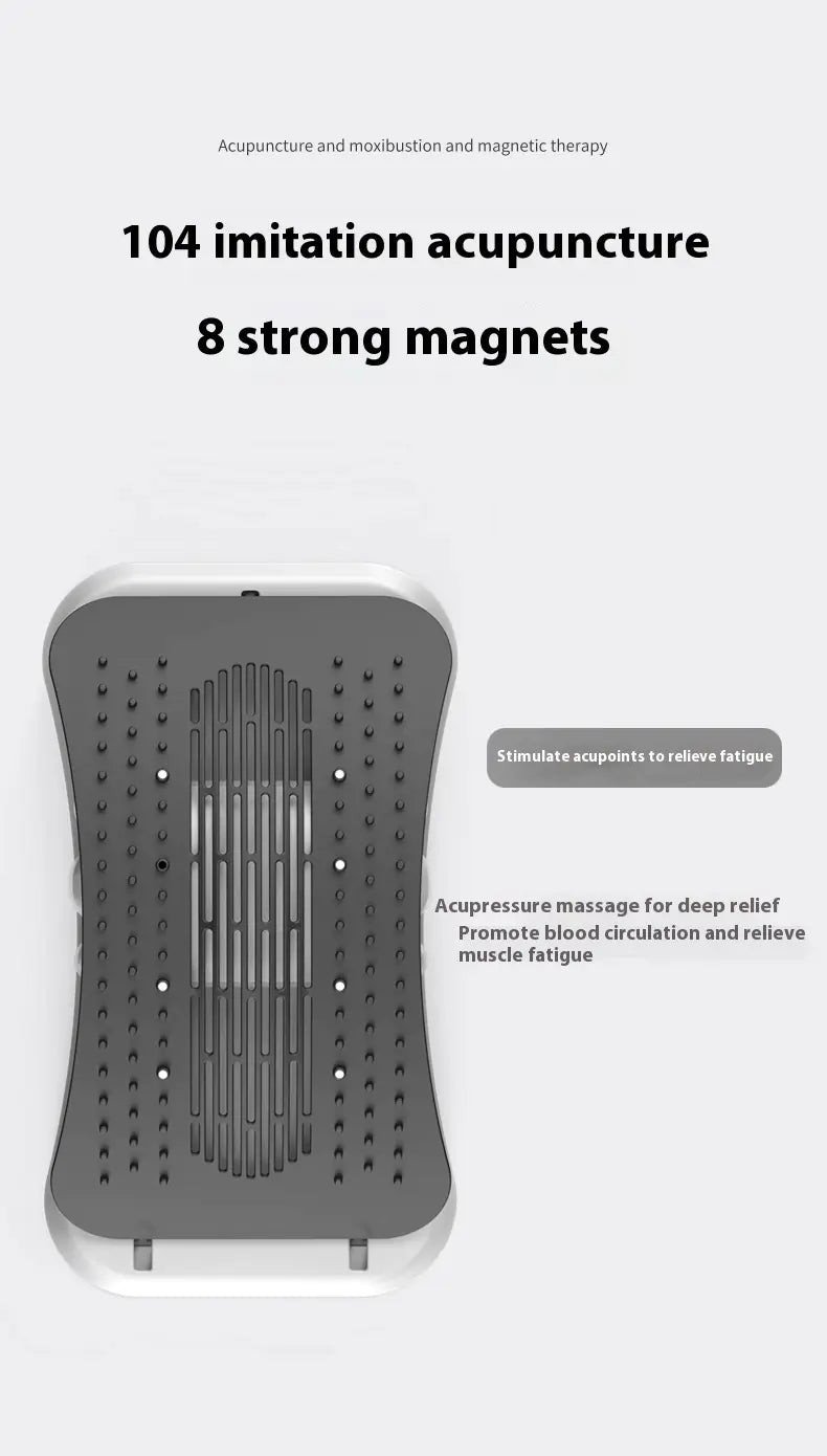Adjustable Back Stretcher & Massager for Pain Relief
