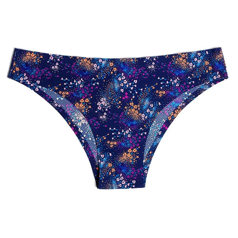 Print Mesh Seamless Thongs