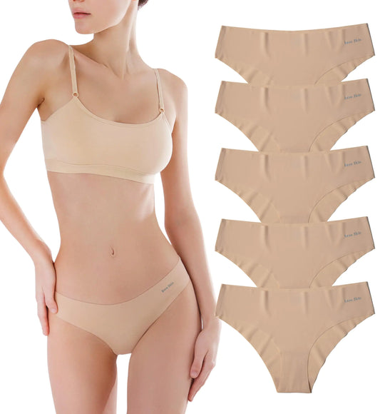 Seamless No-Show Bikini Underwear