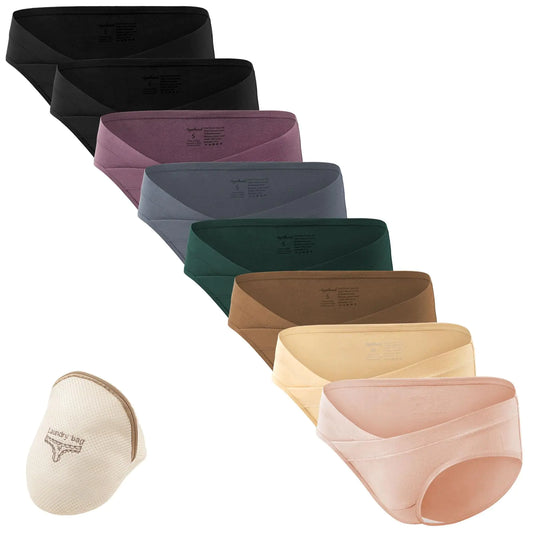 Postpartum Cotton Maternity Underwear–8 Pack